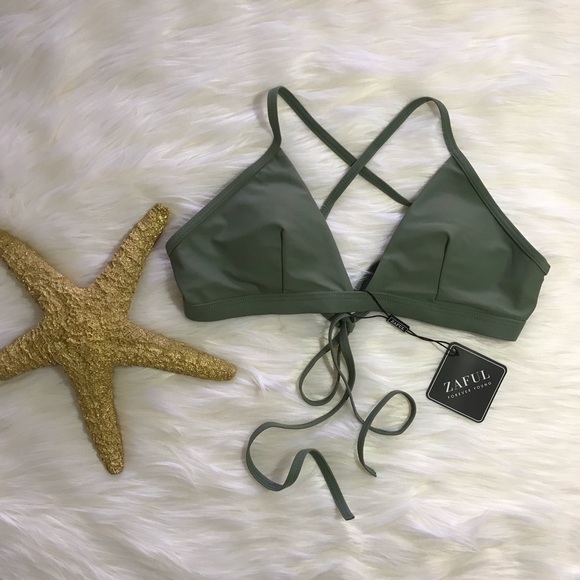 Zaful Other - Olive green bikini top